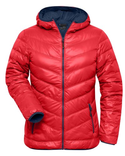 Ladies' Down Jacket Red/Navy