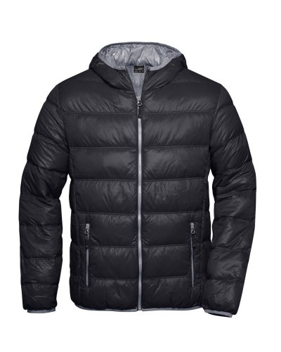 Piumino da uomo James & Nicholson Black/Grey