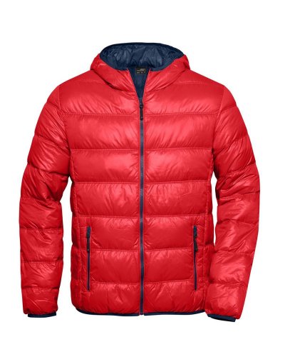 Piumino da uomo James & Nicholson Red/Navy