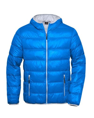 Piumino da uomo James & Nicholson Blue / Silver