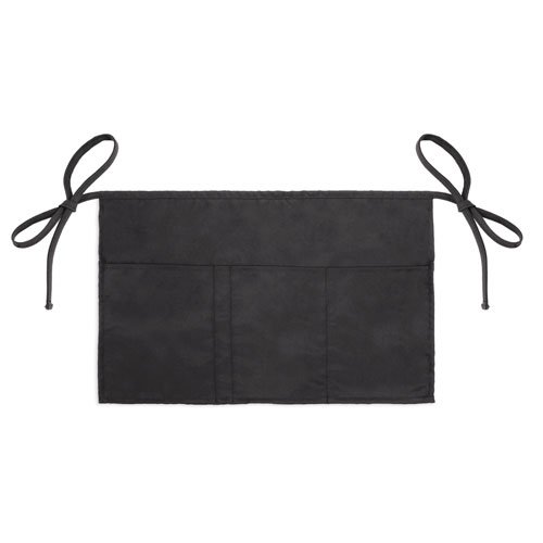 Grembiule corto 3 tasche in poliestere 54x31 cm  Nero