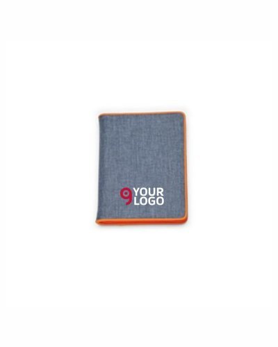 Agenda borsello 19x27cm in Jeans Zipper multicolore