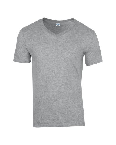 T-shirt con scollatura a V Gildan Soft Style
