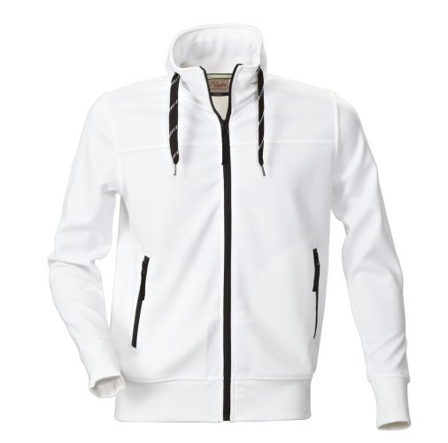 Felpa Jog full zip sportiva uomo in poliestere
