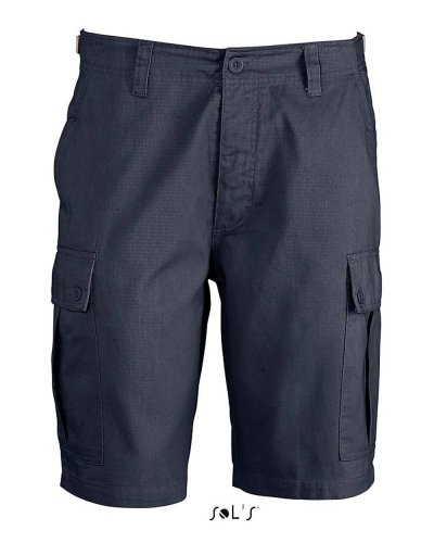 Bermuda uomo con tasconi Blu Navy