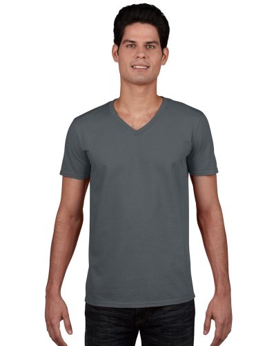 T-shirt con scollatura a V Gildan Soft Style