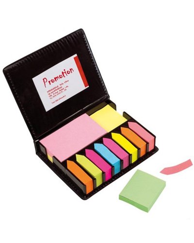 Set foglietti memo Remind Me Nero