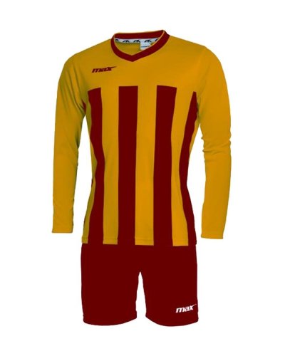 Completo da calcio Match Giallo/Rosso