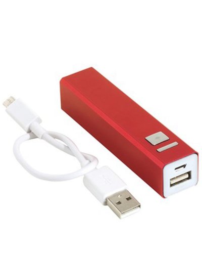 Powerbank Endurance 2200 mAh Rosso