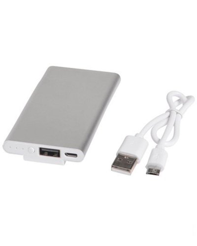 Powerbank Clip 3.000 mAh Bianco / Argento