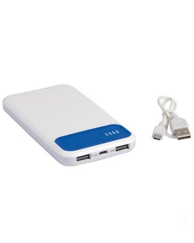 Powerbank Silicon Valley 10.000 mAh Bianco / Blu