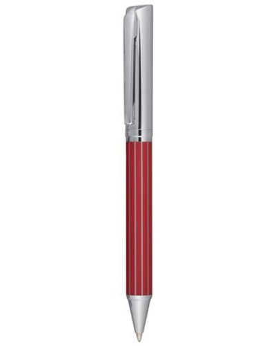 Penna a sfera in metallo ADORNO Rosso / Argento