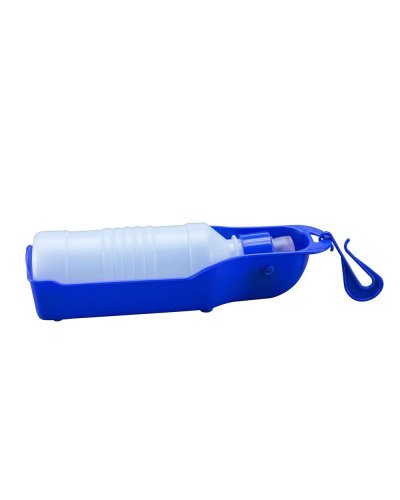 Bottiglia con scodella per cani Blu Navy