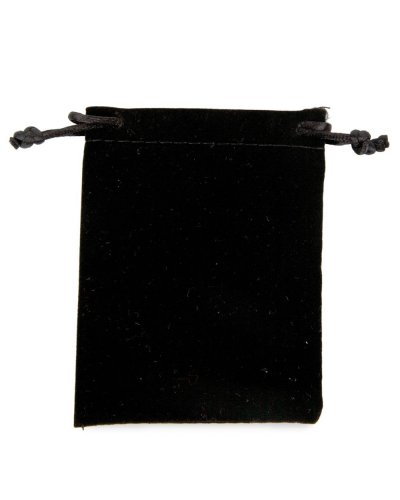 Borsina regalo in velluto Nero