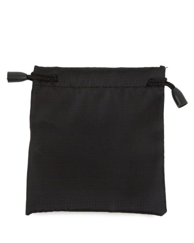 Borsina regalo in microfibra Nero