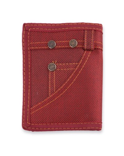 Portafoglio Jeans Rosso