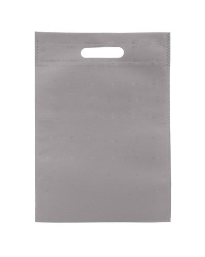 Shopper in TNT manici a fagiolo Grigio