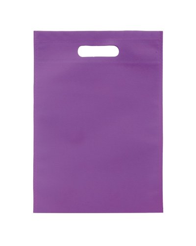 Shopper in TNT manici a fagiolo Lilla