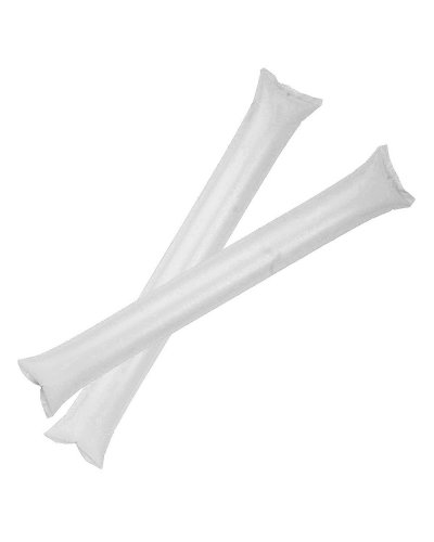 Bastoni gonfiabili tricolore Bianco