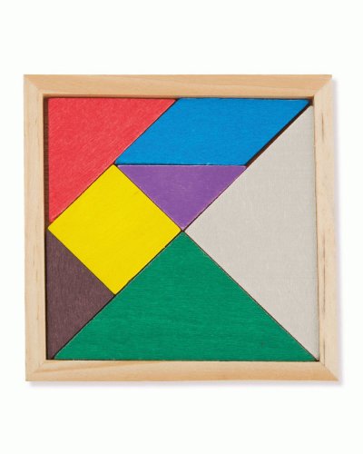Puzzle in legno Tangram
