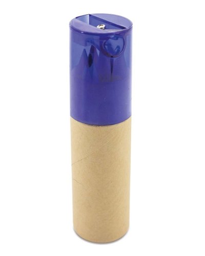Astuccio con 6 colori e temperino Blu