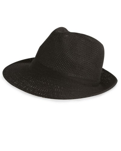 Cappello con risvolto ampio Nero