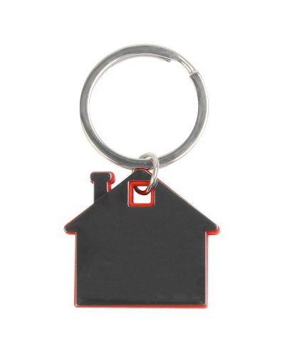 Portachiavi a forma di casa Rosso