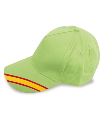 Cappellocon bandiera spagnola Pistacchio