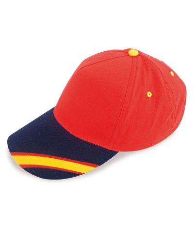 Cappellocon bandiera spagnola Rosso