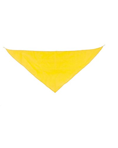 Fazzoletto da collo triangolare Giallo