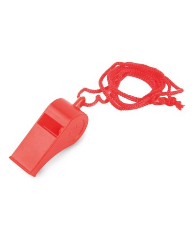 Fischietto con laccetto Street Rosso