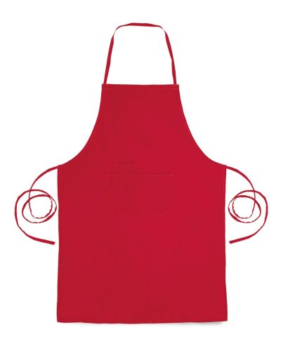 Grembiule multicolor da chef Rosso