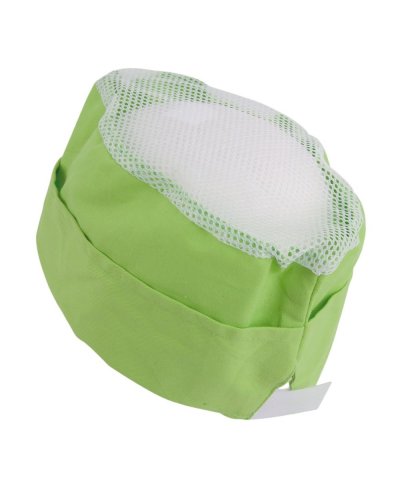 Berretto in cotone con retina Pistacchio