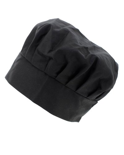 Berretto in cotone con retina Nero