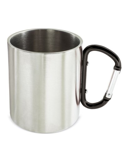 Tazza con moschettone Estandar 200 ml Nero