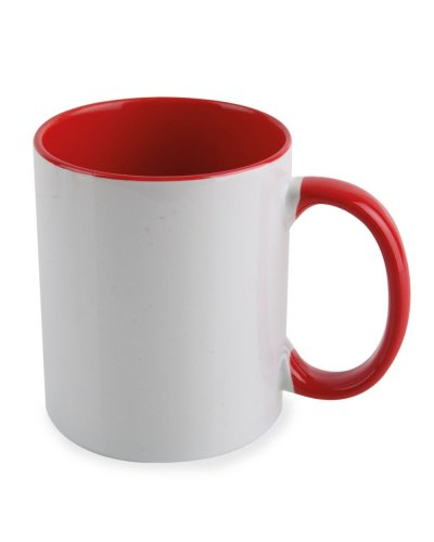 Tazza in ceramica per sublimazione 330 ml Rosso