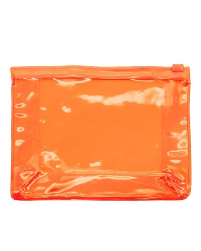 Necessaire trasparente da viaggio Arancione