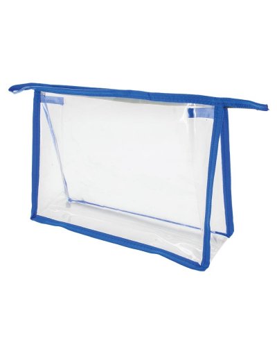 Necessaire trasparente Easy Look Blu
