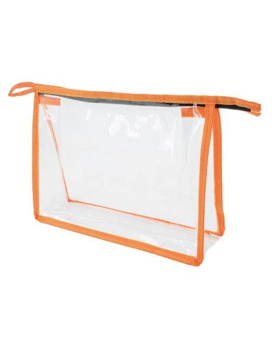Necessaire trasparente Easy Look Arancione