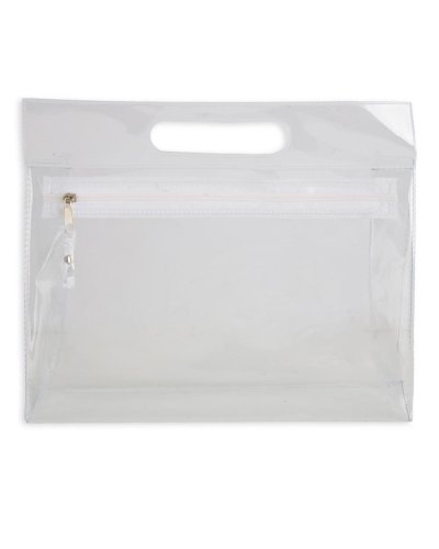 Necessaire trasparente in PVC 24 x 20 x 7 cm
