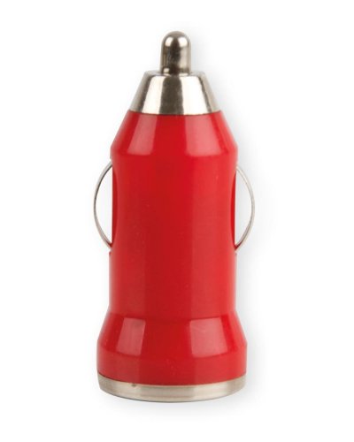 Caricatore auto USB Rosso