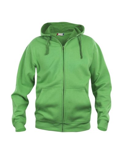 Basic Hoody Full zip Verde Acido