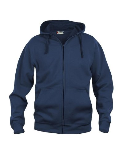 Basic Hoody Full zip Blu