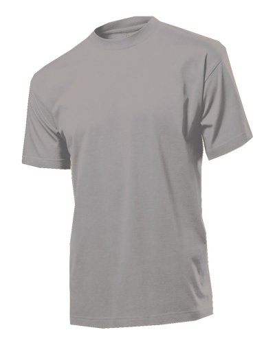 T-shirt girocollo manica corta Heather Grey