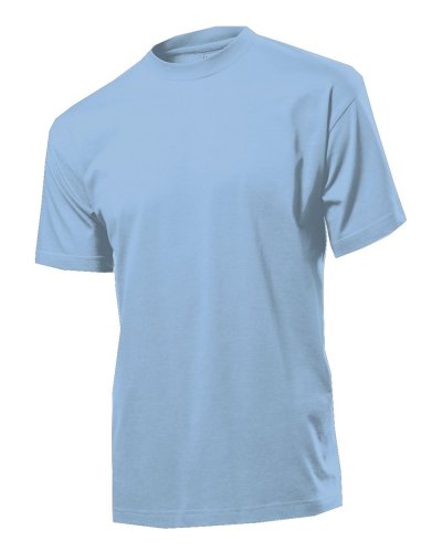 T-shirt girocollo manica corta Light Blue