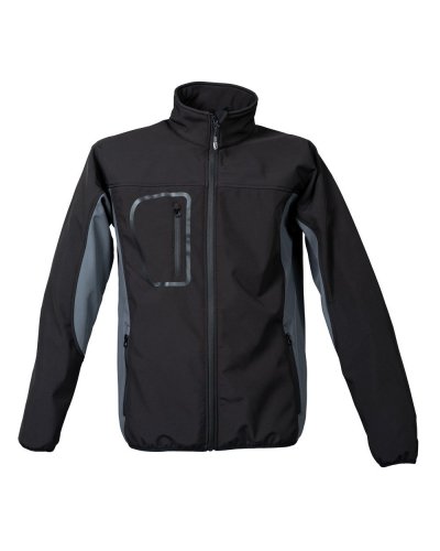 Giubbino imbottito impermeabile e traspirante Calgary Black / Grey