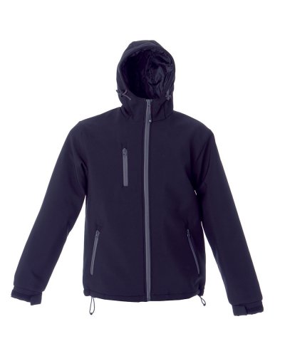 Giubbino in soft shell a 2 strati imbottito Davos Navy