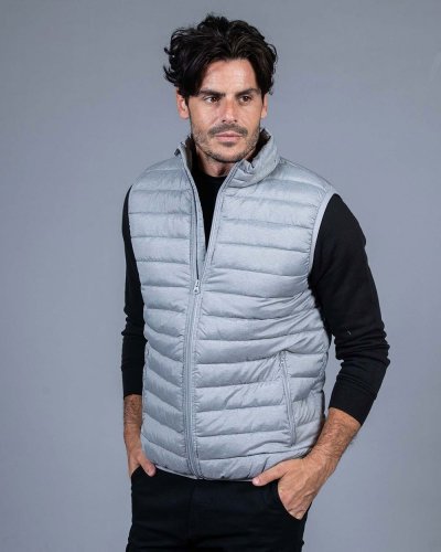 Gilet in nylon morbido e lucido Brest Man