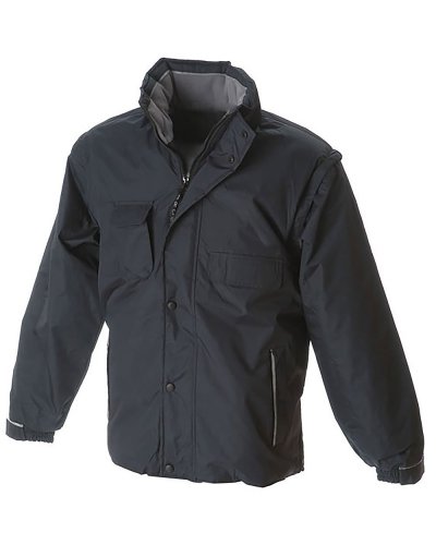 Giubbino con maniche removibili Black