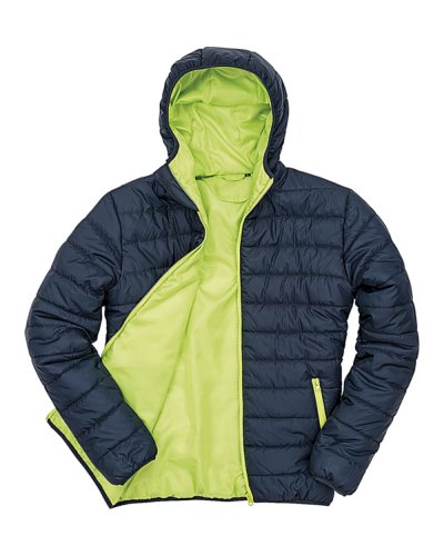 Giacca imbottita Navy/Lime